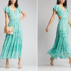Chelsea28 Aqua Maxi Dress